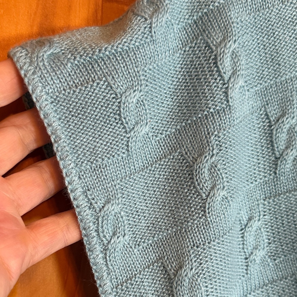 Vintage Blake by Devon Light Blue Knit Top - Picture 6 of 7